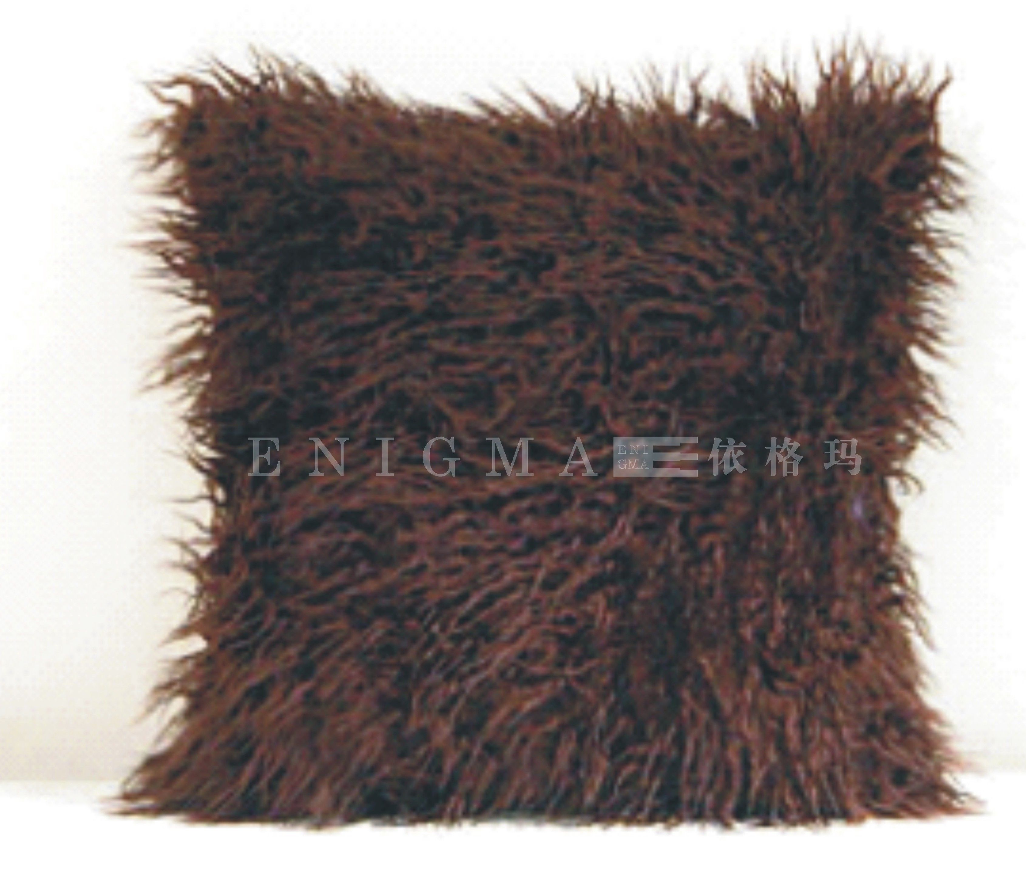 依格玛抱枕-彩毛咖